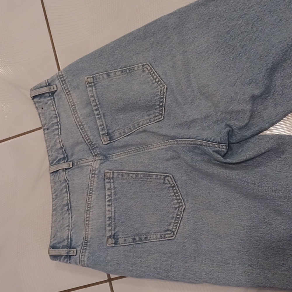 Dynamite Heidi Light Blue Denim Wide Leg Jeans - Size 26 - Picture 4 of 8